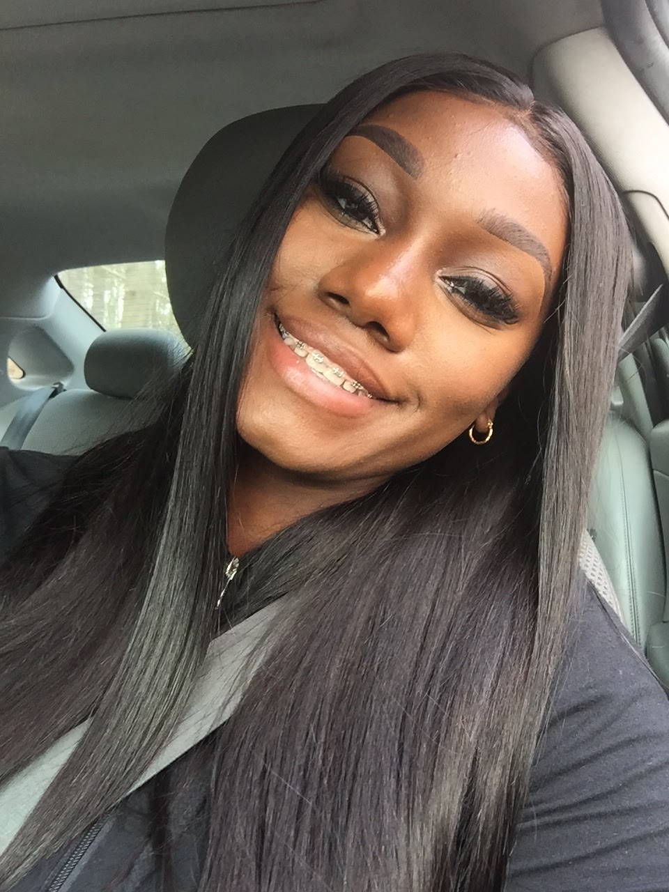 Sleek, freshly styled long hair finished at Level 3 Salon in Stockbridge, GA